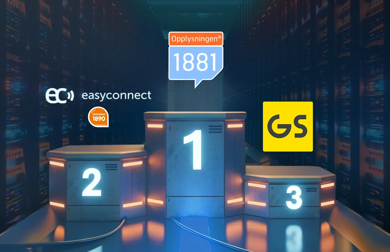 1881 skårer best i test blant tilbydere av kundedata